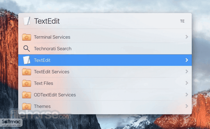 اسکرینشات 3 LaunchBar