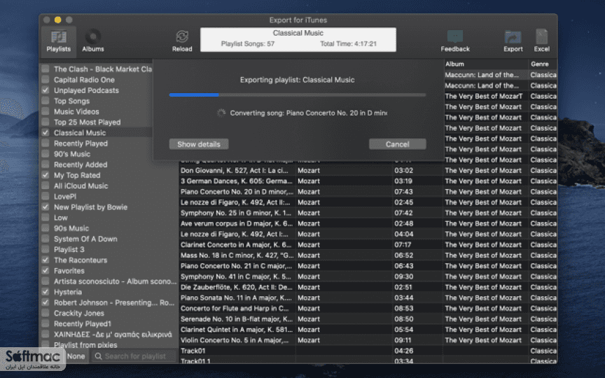 اسکرینشات 2 Export for iTunes