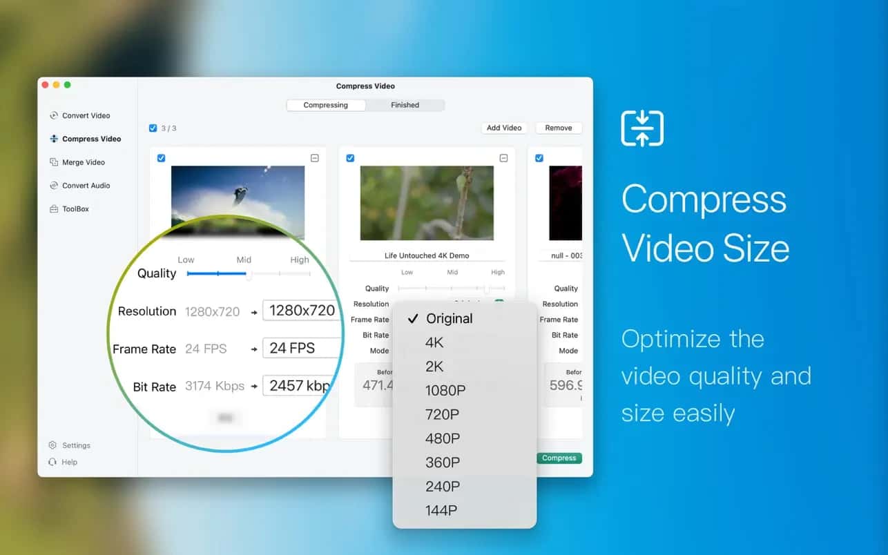 اسکرینشات 3 Video Converter X