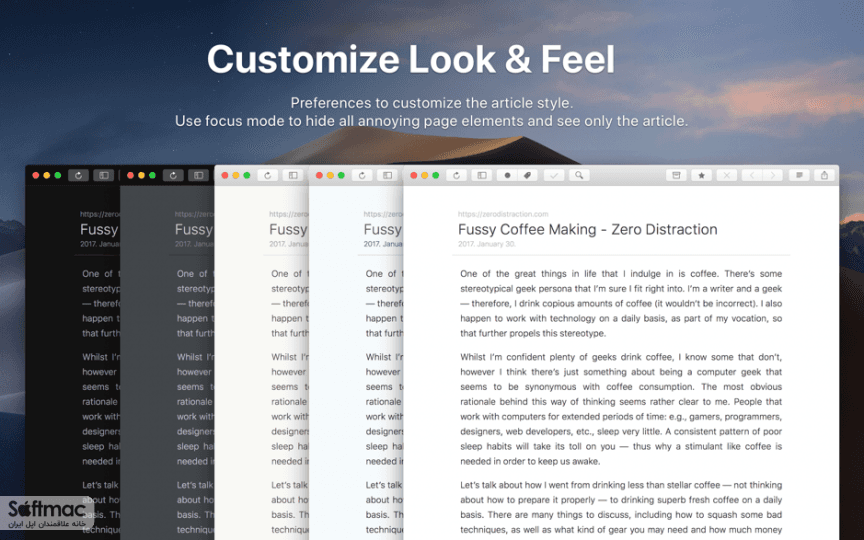 اسکرینشات 1 ReadKit