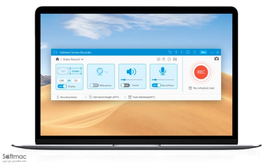 اسکرینشات 1 Vidmore Screen Recorder