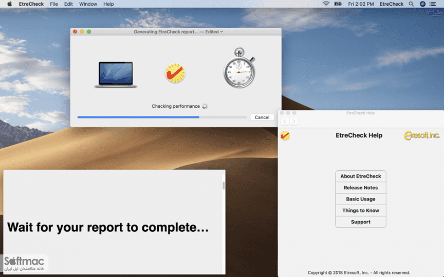اسکرینشات 2 EtreCheck Pro