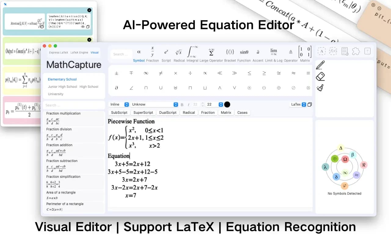 اسکرینشات 1 MathCapture
