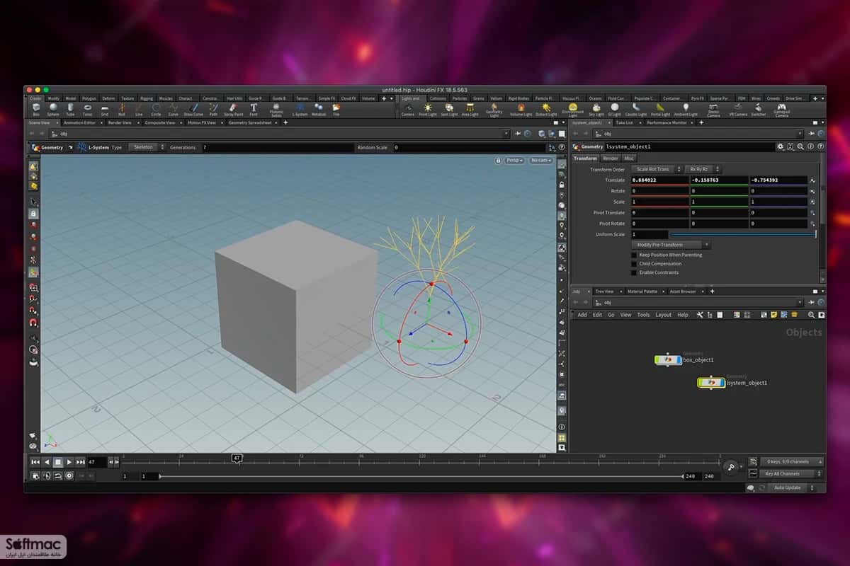 اسکرینشات 4 SideFX Houdini