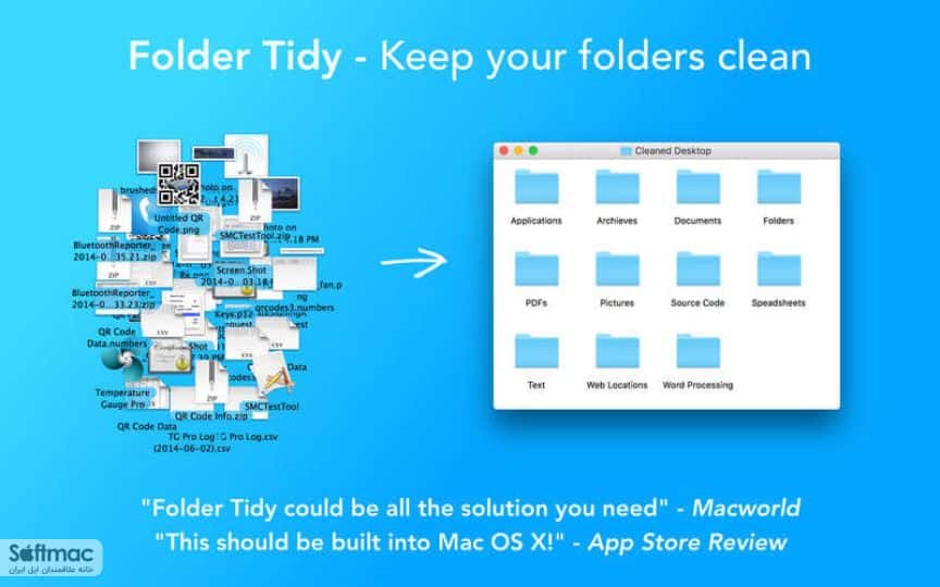 اسکرینشات 3 Folder Tidy