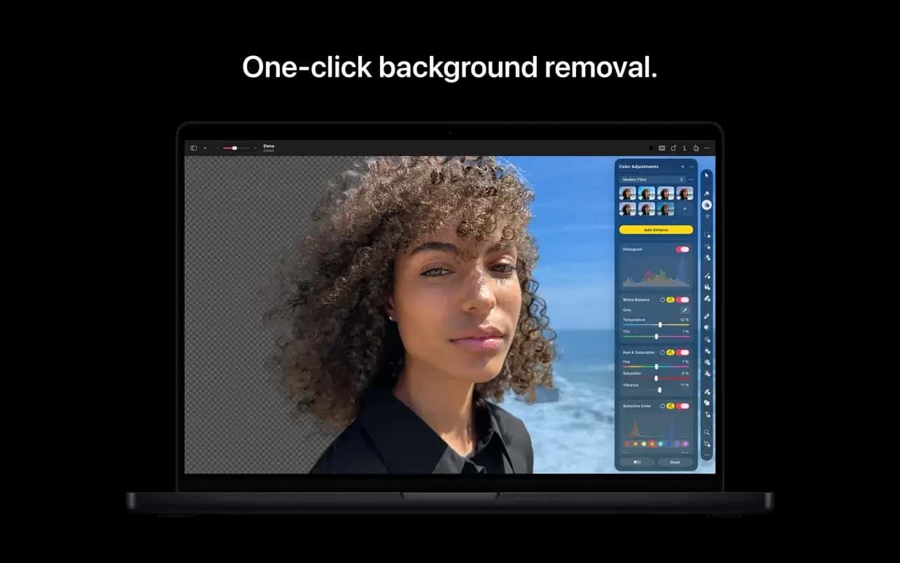 اسکرینشات 7 Pixelmator Pro