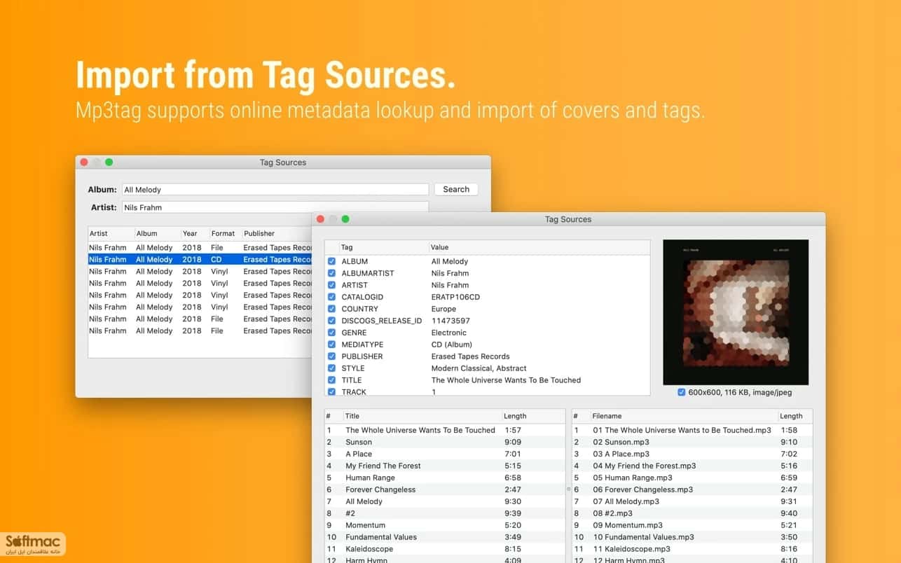 اسکرینشات 2 Mp3tag