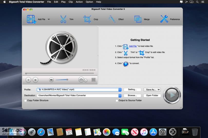 اسکرینشات 1 Bigasoft Total Video Converter