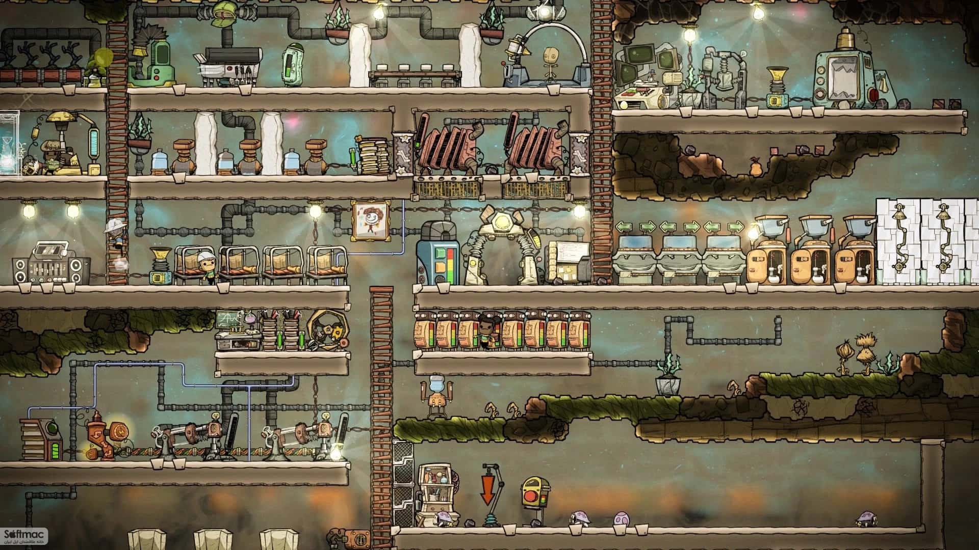 اسکرینشات 2 Oxygen Not Included