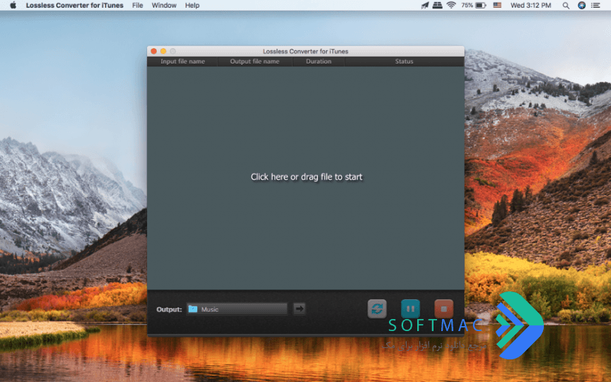 اسکرینشات 1 Lossless Converter for iTunes