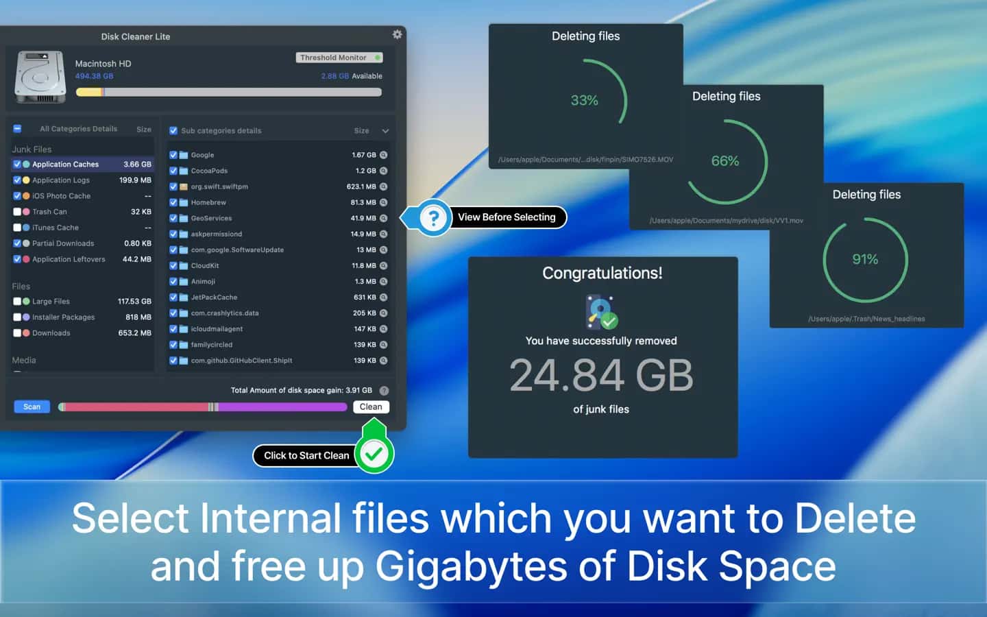 اسکرینشات 5 Disk Clean