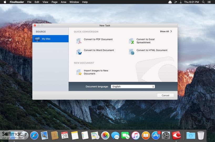 اسکرینشات 1 ABBYY FineReader OCR Pro