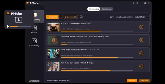 اسکرینشات 1 PPTube