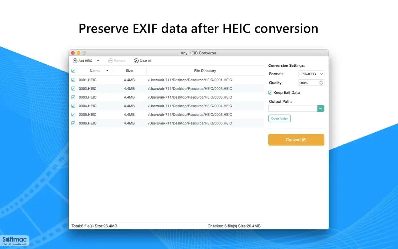 اسکرینشات 2 Any HEIC Converter-HEIC to JPG