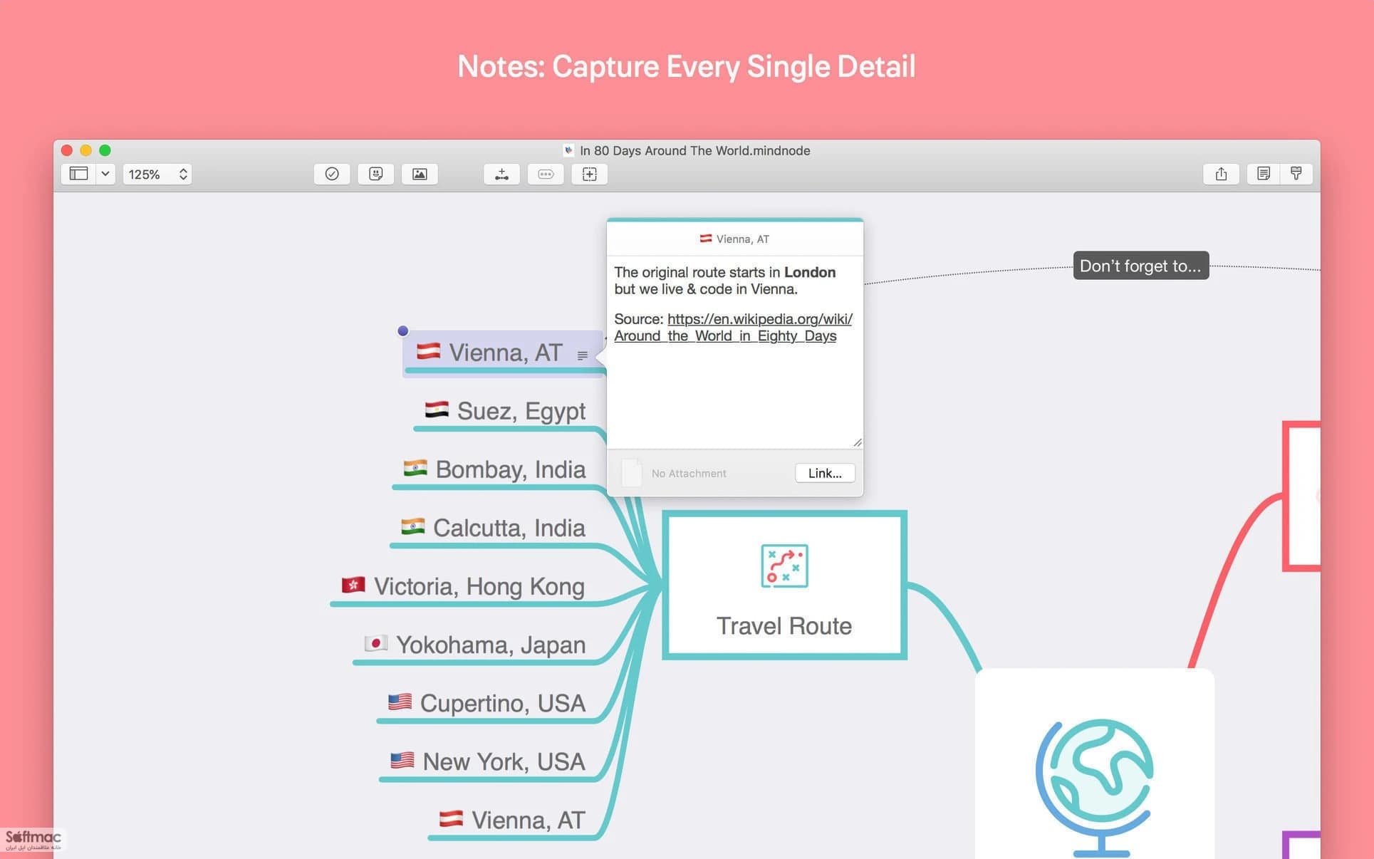 اسکرینشات 1 MindNode
