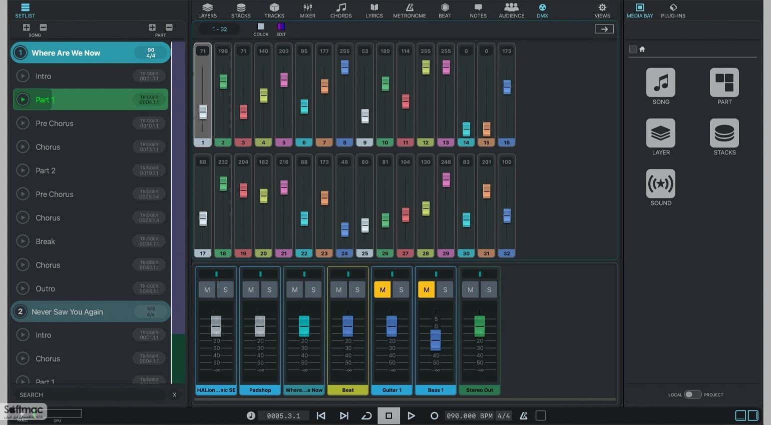 اسکرینشات 3 Steinberg VST Live Pro