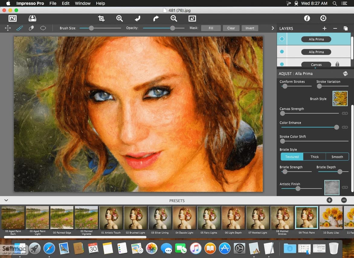 اسکرینشات 1 JixiPix Artista Impresso