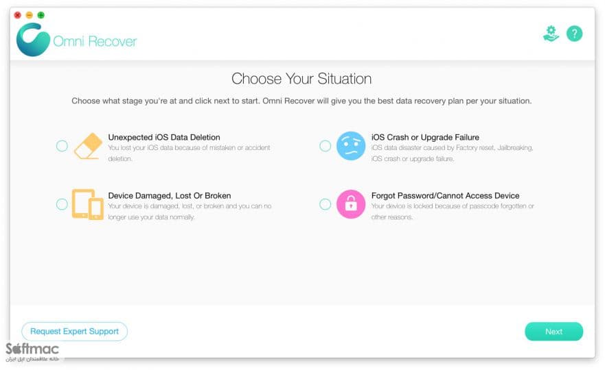 اسکرینشات 1 Omni Recover