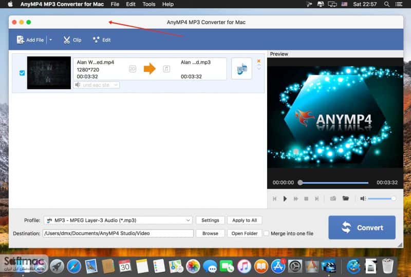 اسکرینشات 3 AnyMP4 MP3 Converter