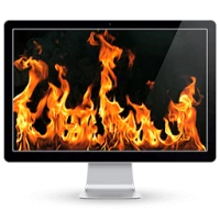 Fireplace Live HD Screensaver