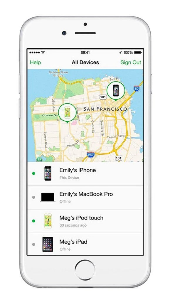 روش استفاده از Find My iPhone برای یافتن آیفون یا آیپد گمشده یا سرقت شده