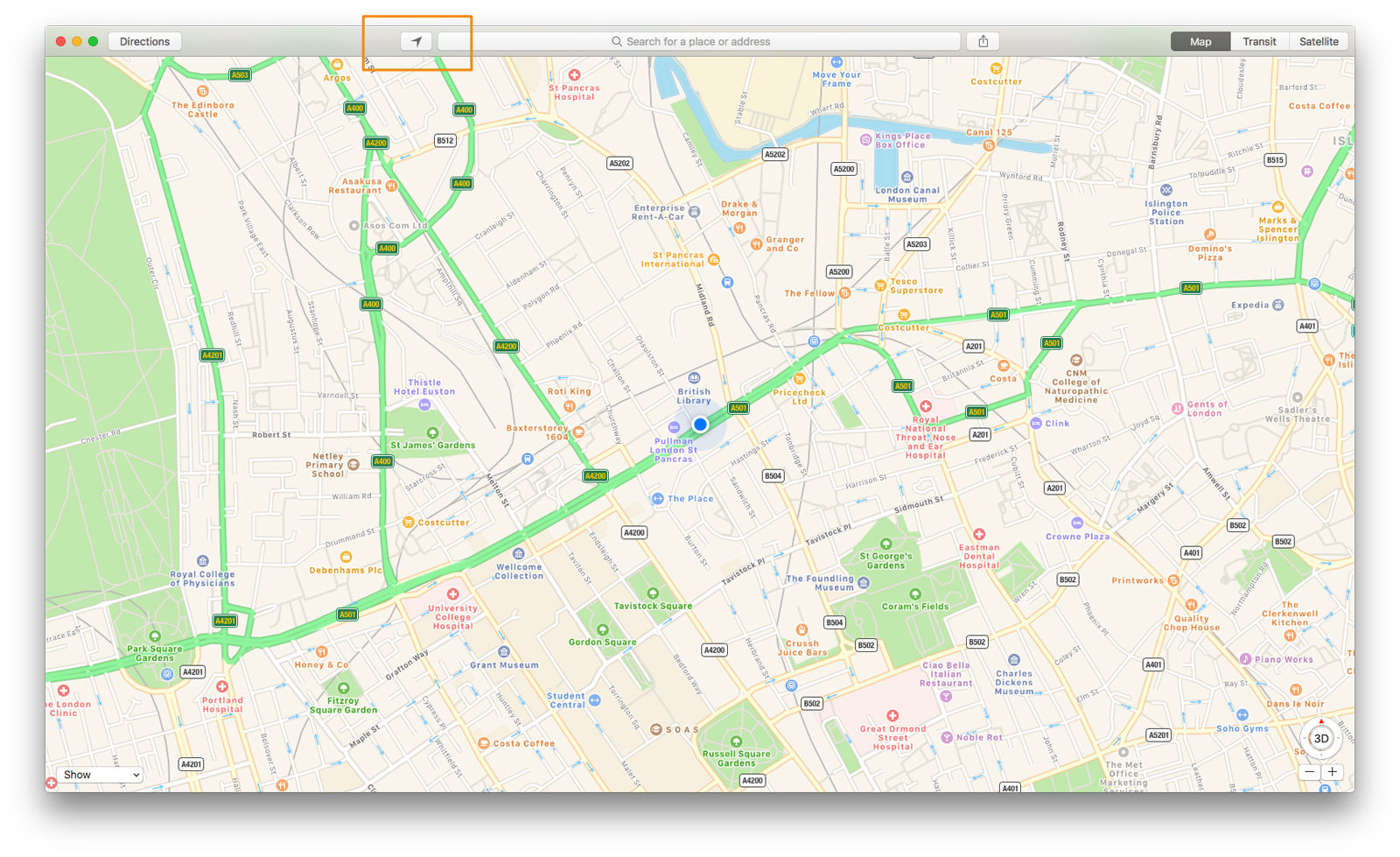 روش استفاده از نقشه اپل / Apple Maps در مک