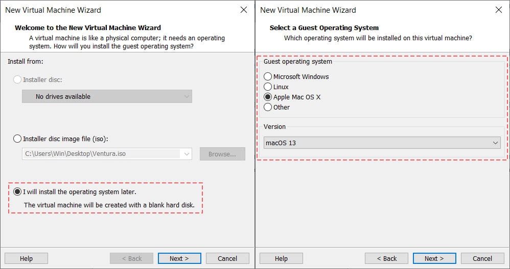 آموزش نصب مک او اس 13 ونتورا با استفاده از VMware در یک PC ویندوزی